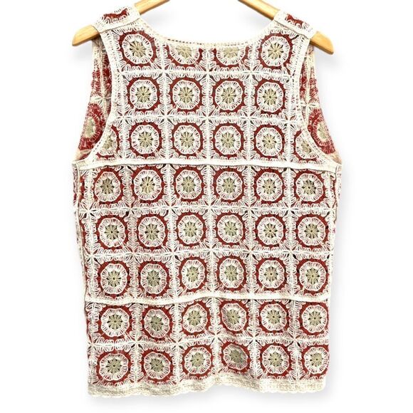 -Rachel Zoe Women's Crochet Sweater Vest NWOT S - Picture 2 of 5